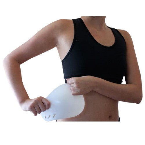 Women’s Sports Bra with Optional Chest Protection Inserts